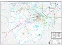 Fort Bend, Tx Carrier Route Wall Map